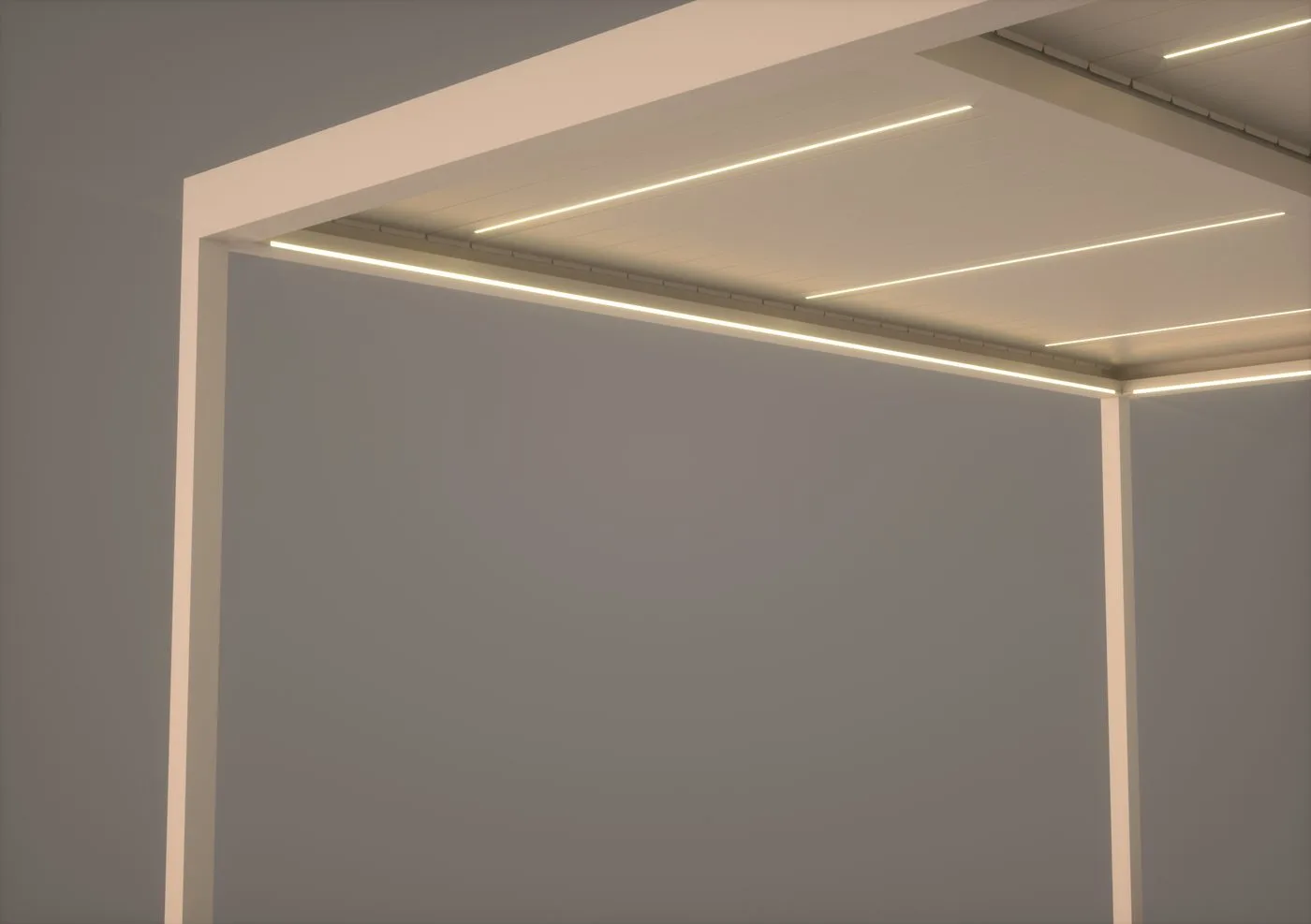 LED osvětlení pergoly BAVONA HARD-TOP Tunable White – Moonex
