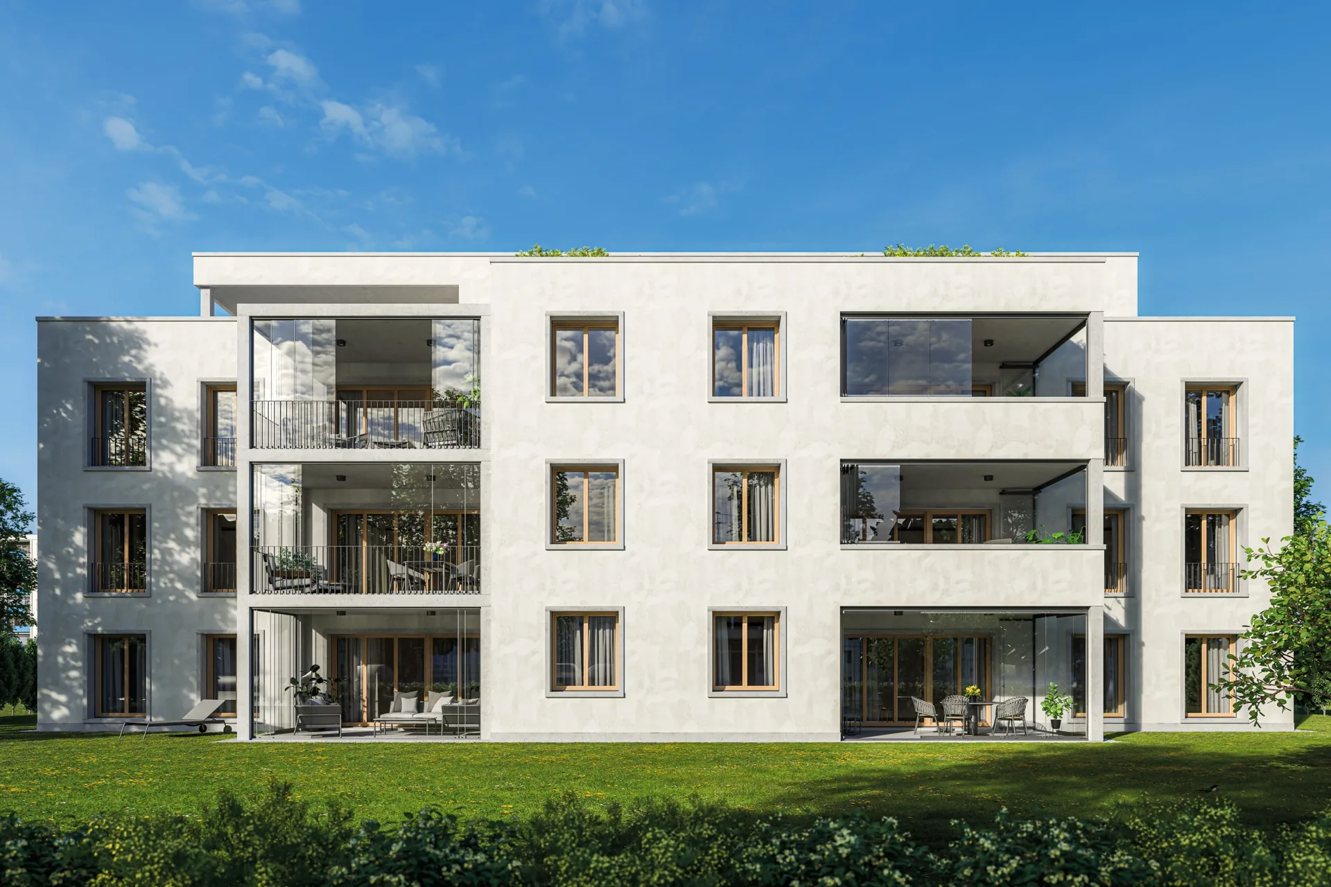 Rezidenční bytový dům se zasklenými lodžiemi – Moonex